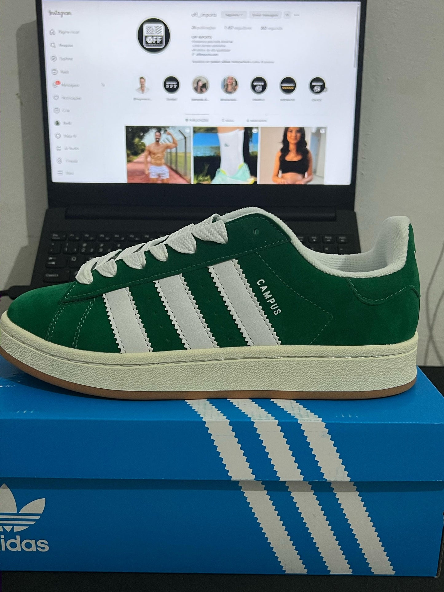 Adidas Campus 00s - Verde - Pronta Entrega