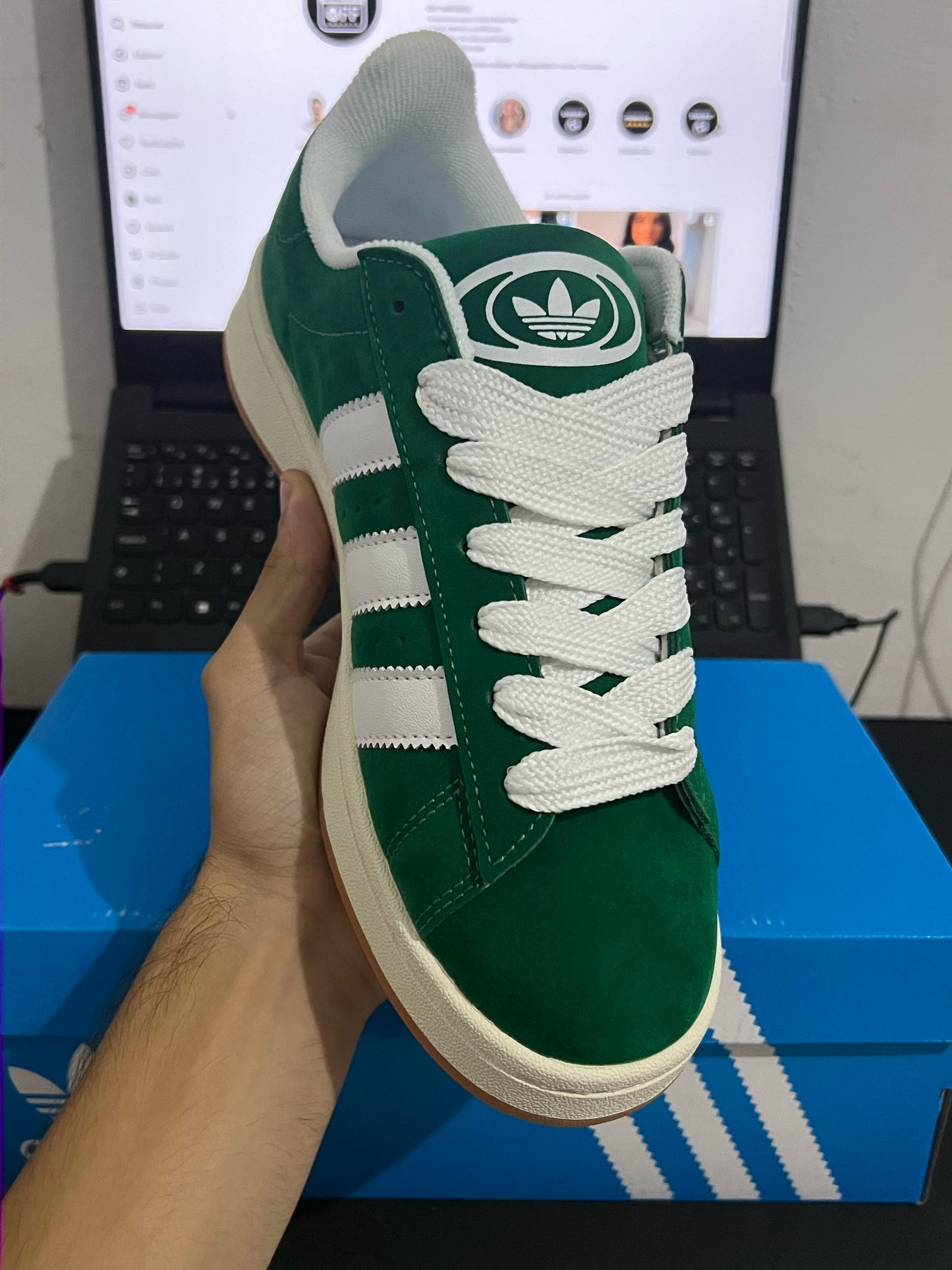Adidas Campus 00s - Verde - Pronta Entrega