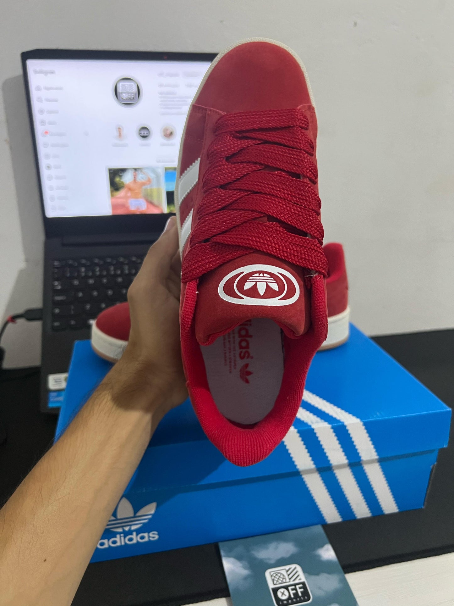 Adidas Campus 00s - Vermelho - Pronta Entrega