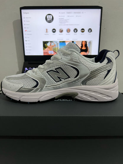 New Balance 530 White Silver Navy - Pronta Entrega