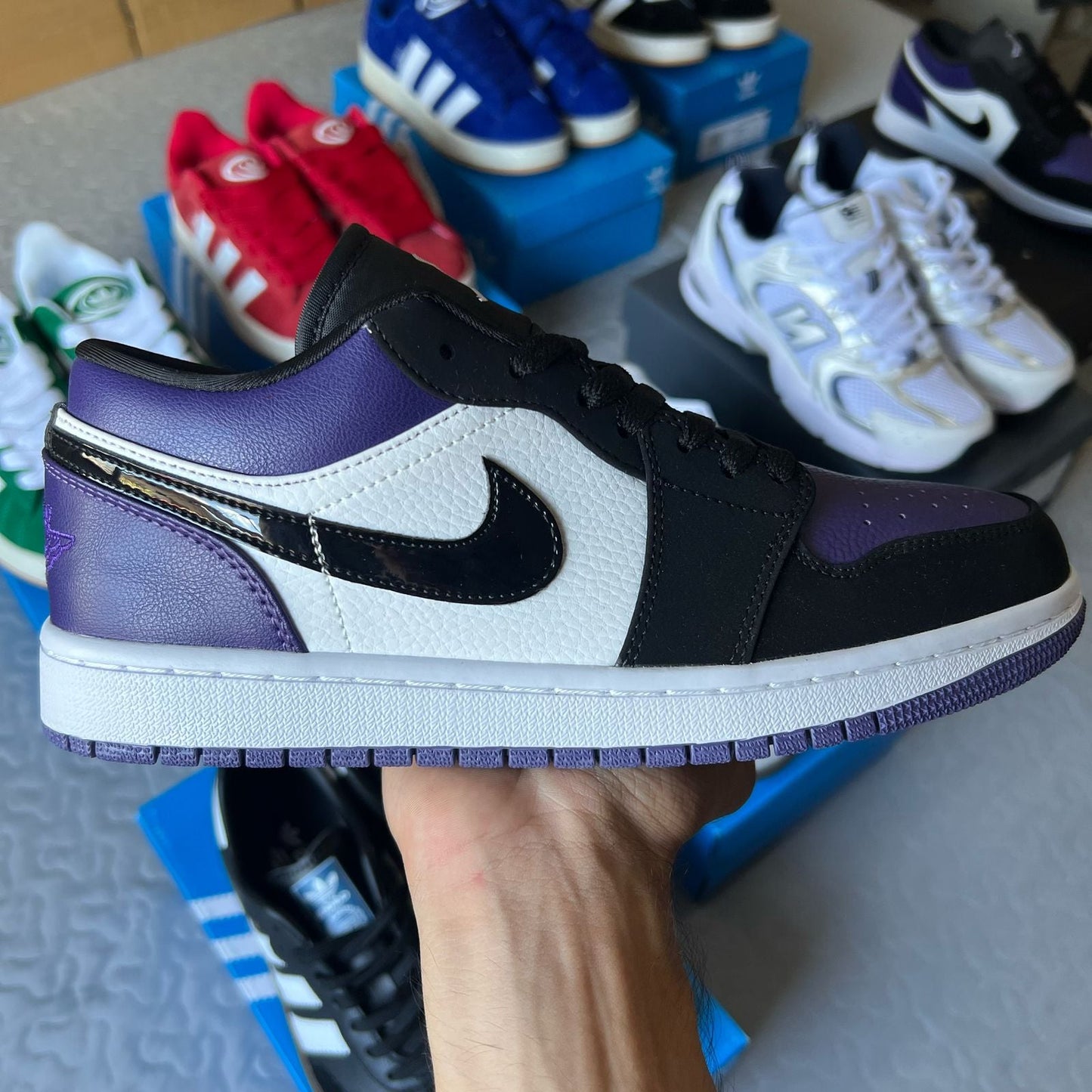 Nike Air Jordan 1 Low Court purple