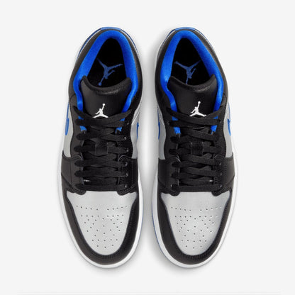 Air Jordan 1 Low Black White Game Royal Platinum